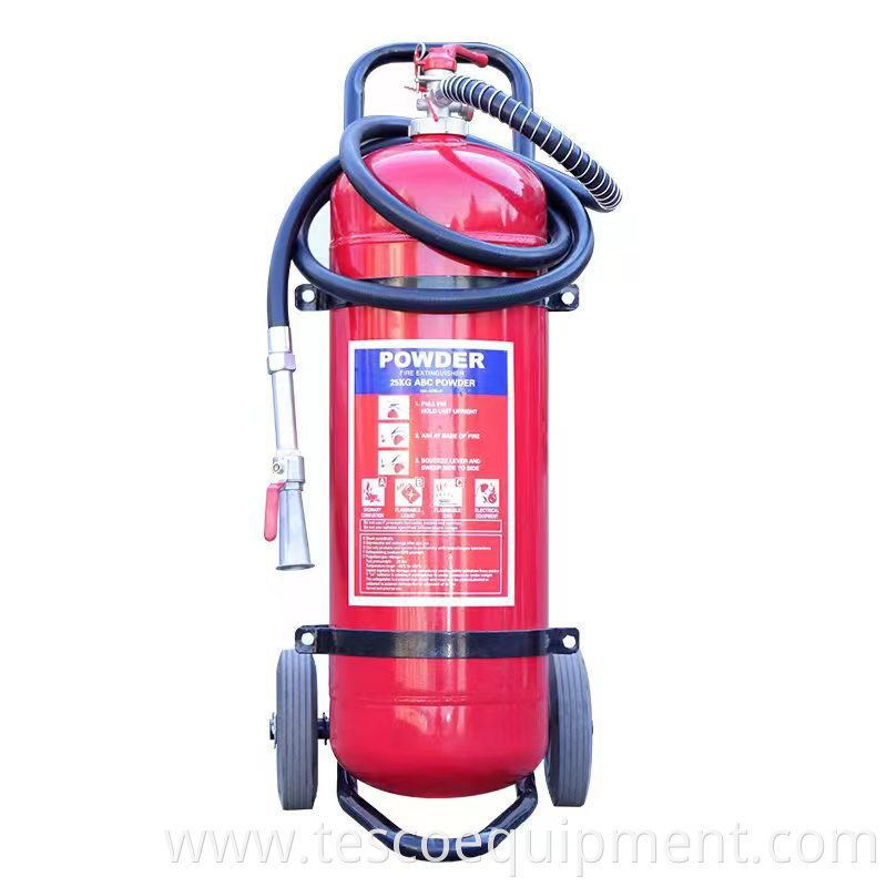 Trolley fire extinguisher